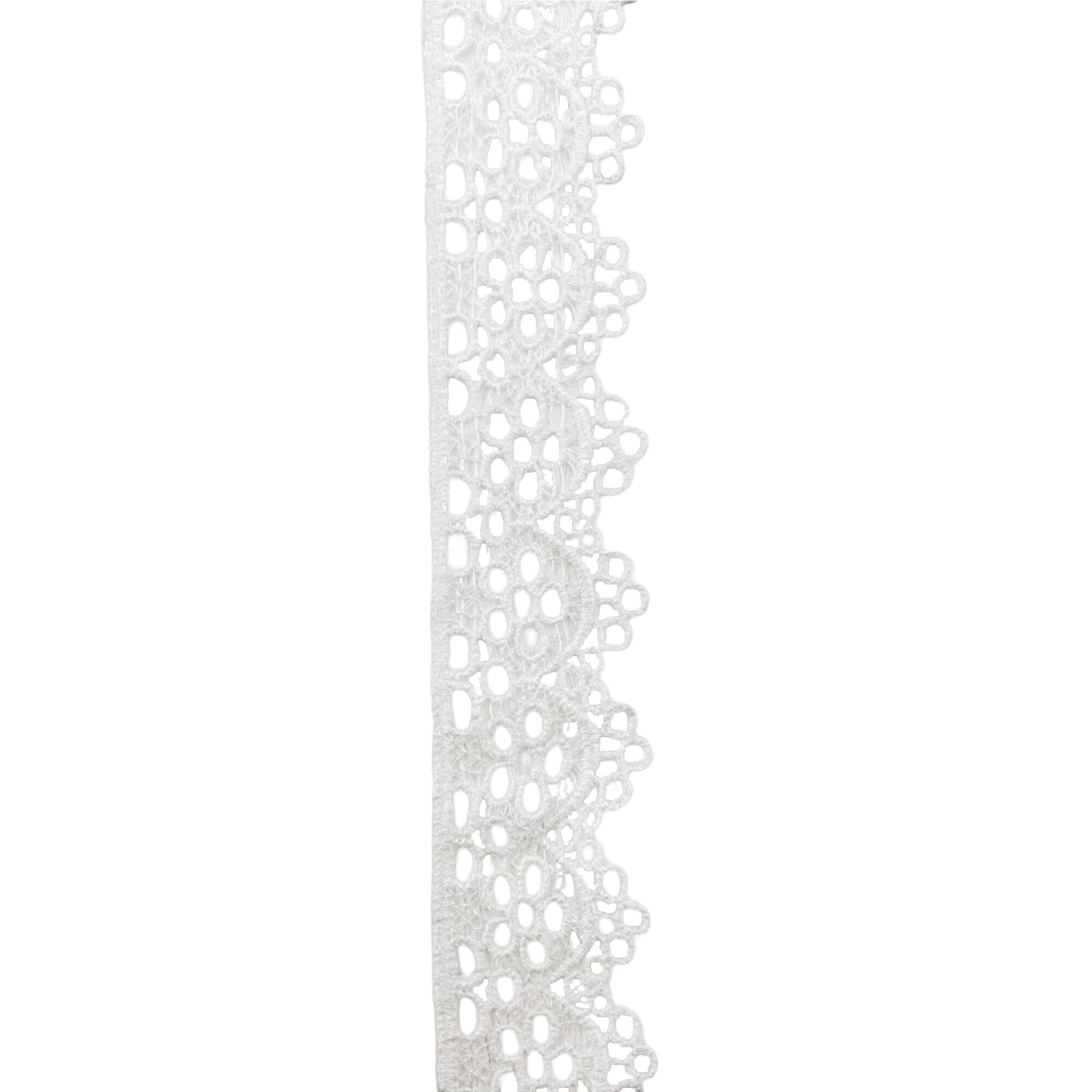 1.5" x 3yd. Lace Flower Ribbon by Celebrate It®
